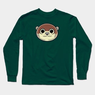 Vintage otter head Long Sleeve T-Shirt